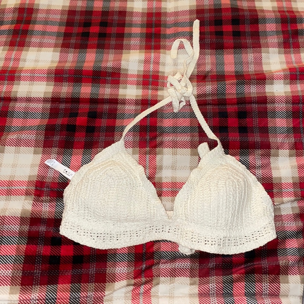 Crochet bikini top